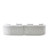 Elegant Chenille Curved Sofa, High-density Foam, Modern Living Room Couch