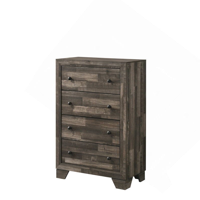 Mobilier de chambre à coucher 1Pc Rustic, Gris / brun rustique