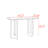 Modern full solid wood porch table.-1249254418