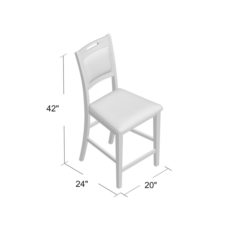Tabouret de comptoir 24,5 po Koichiro