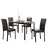 Reynaldo 4 - Person Faux Marble Top Four Leg Dining Set