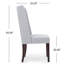 Chaise d'appoint rembourrée Harlow-20435387
