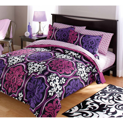 Laflamme Your Zone Dotted Reversible Comforter Set