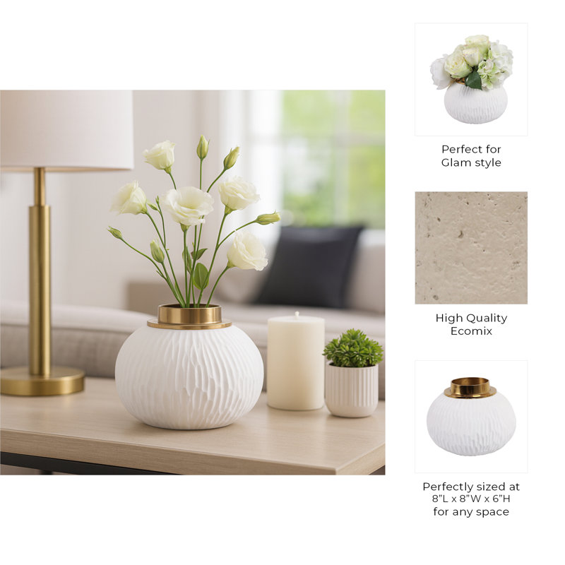 Handmade Clay Table Vase