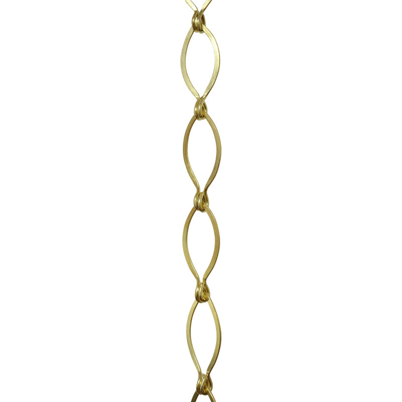 Chaîne de lustre à boucle décorative (3 pieds), Trempé dans de l'acide