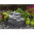 Halcomb Hand Crafted Weather Resistant Rock Fountain