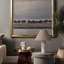 Lampe de table cylindrique en marbre blanc