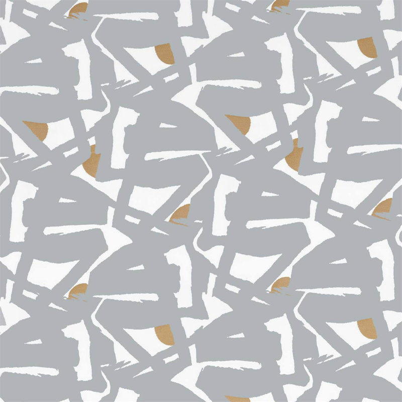 Rakugaki Fabric, Quartz Gray