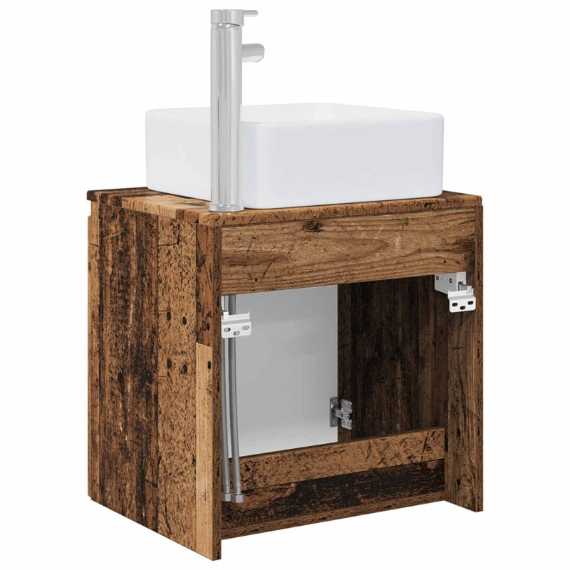 530 mm Bathroom Vanity, Old Wood