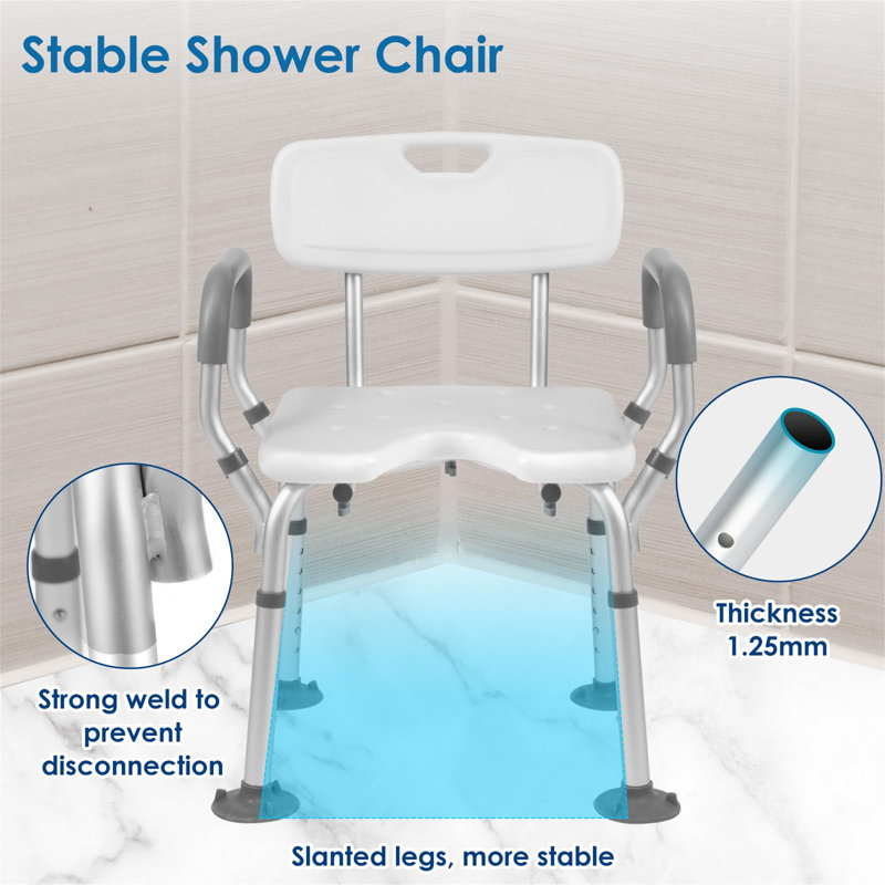 U-Shaped Shower Seat