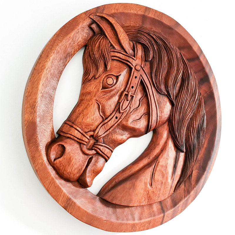 Handmade Rustic Animals and Landscape & Nature Solid Wood Wall Decor