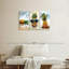 Ensemble de 3 pièces d'ananas sur toile-1237347533