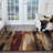 Mettler Abstract Brown/Red/Beige Contemporary Indoor Area Rug-618206093