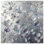 Tapisserie murale fleurs grises et blanches