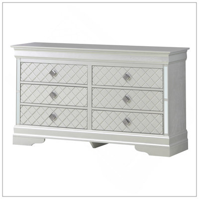 Verona Dresser , Silver Champagne