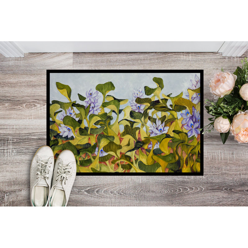 Non-Slip Doormat, 24" W x 36" L, Water Hyacinth 