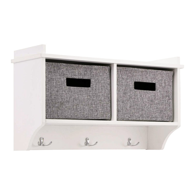 Aldham Wall 3 - Hook Wall Mounted Coat Rack