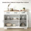 Buffet, armoire de cuisine 43 po, blanc