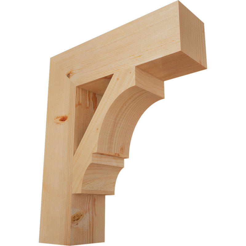 Support de bloc Balboa, Sapin de Douglas lisse, L 5 1/2 po x P 22 po x H 26 po