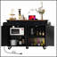 Charmant îlot de cuisine campagnard avec rangement polyvalent et options d'alimentation, parfait pour les espaces de cuisson rustiques et organisés.-1171156798