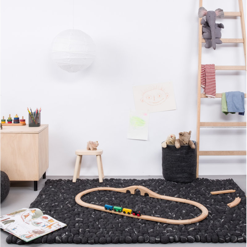 Geometric Hand Woven Area Rug, Rectangle 120 x 170cm