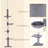9' Height-adjustable Floor-to-ceiling Cat Tower