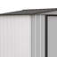 Classic Steel Storage Shed, 8X6, Charcoal