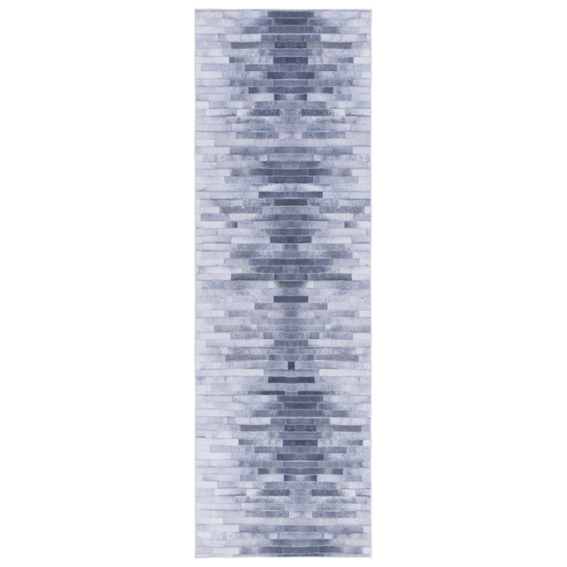 Avrumi Performance Machine Washable Abstract Rug, Runner 2'6" x 12'