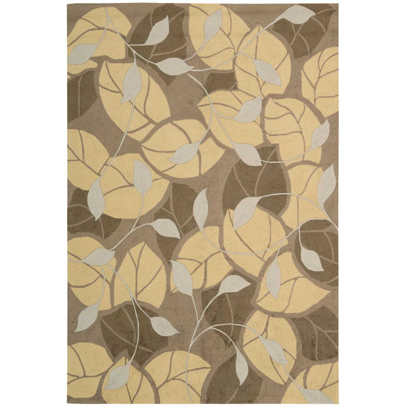 Asiha Floral Indoor Rug, Rectangle 5' x 7'6"