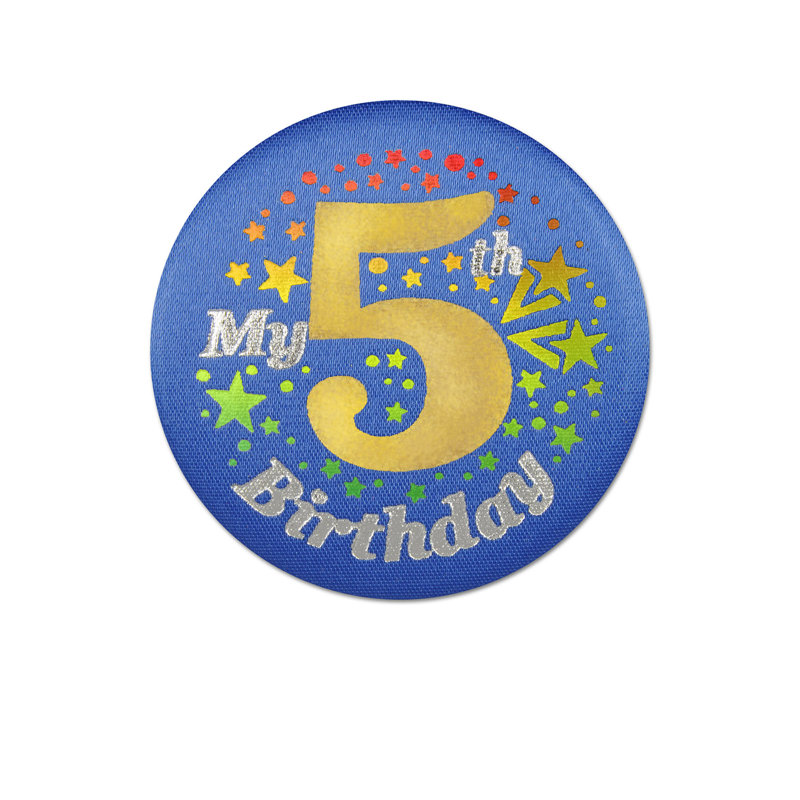 Mon "5ème" bouton de satin d'anniversaire