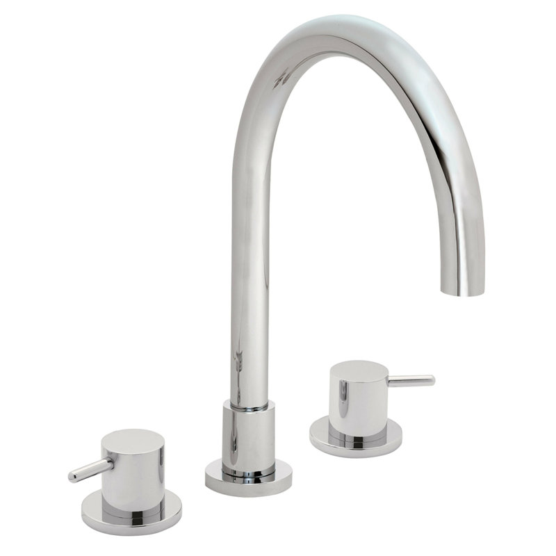 Avalon Complete Roman Tub Set, Polished Chrome