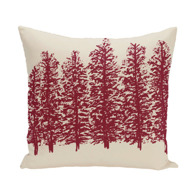 Floral Reversible Throw Pillow