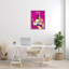 «Lizzo Modern Portrait Abstract Geometric Motif Pop Pink» par Birch & Ink - impression-64398867-64184438