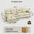 92.9”Suede U/L-Shaped Sectional Sofa With Storage Ottoman & Side Pocket – Large Living Room Couch-2013116077