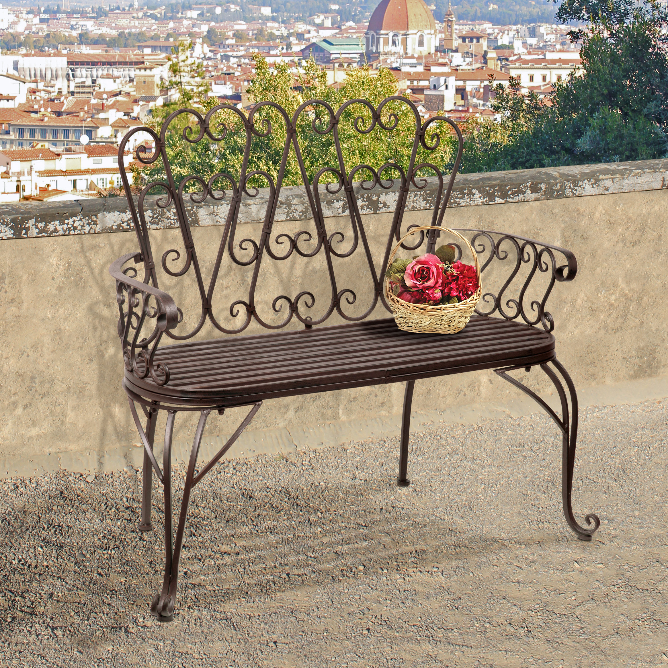 One Allium Way French Quarter Garden Bench & Reviews | Wayfair