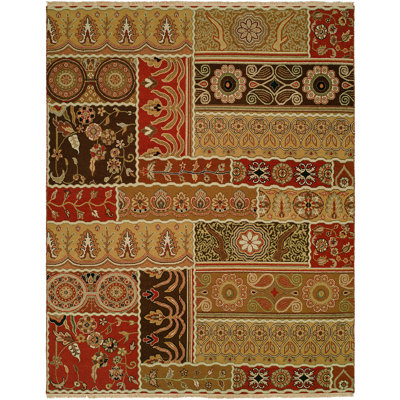 Wool Floral Area Rug