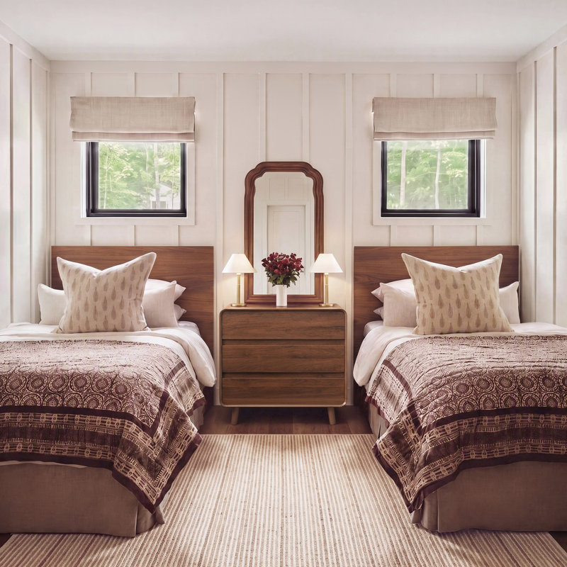 Commode de chambre à coucher avec 3 tiroirs, petite commode en bois pour garde-robe, P 15,7 po x l 31,5 po x H 29,9 po