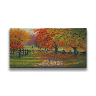 Path Through the Maples by Charles White