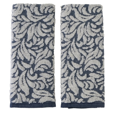 Renan Jacquard Hand-blue Oxford