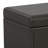 Avalon 54"W Upholstered Vegan Leather Contemporary Rectangular Lift-Top Storage Ottoman Bench with Hidden Storage-285653884