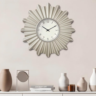 Horloge murale Mid Century Modern