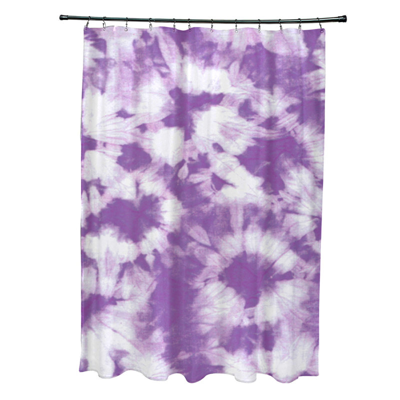 Pembrook Floral Shower Curtain, Purple