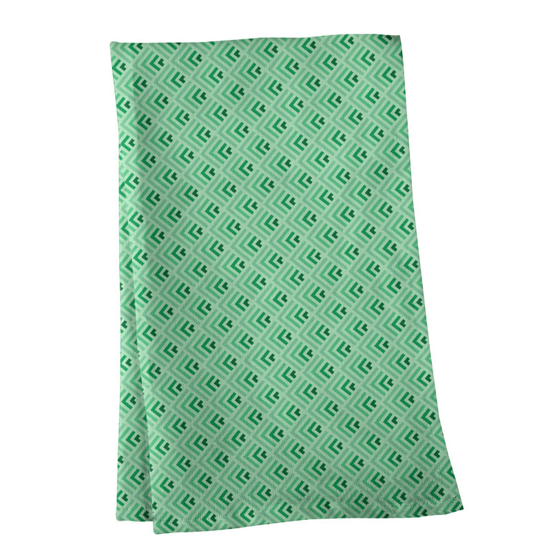 Mcguinness Tea Towel Kitchen Towel, Poly Twill, Green