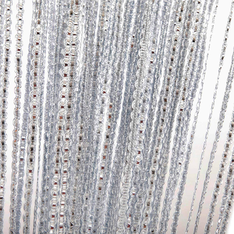 Argonne Semi Sheer Curtain Single Panel, Silver