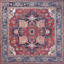 Tapis rouge / bleu marine Aailiyah Ornate-125332933