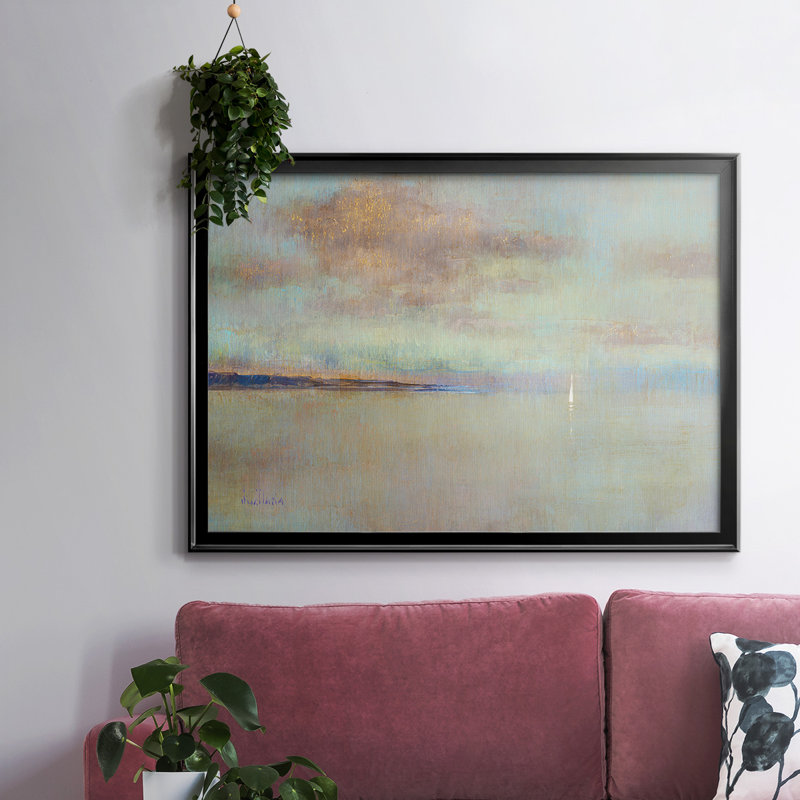 «August Morning», toile tendue avec châssis, Noir, H 26 po x l 38 po x P 1,5 po