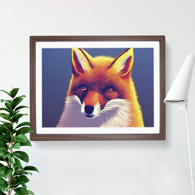 A Glowing Fox - Single Picture Frame Print