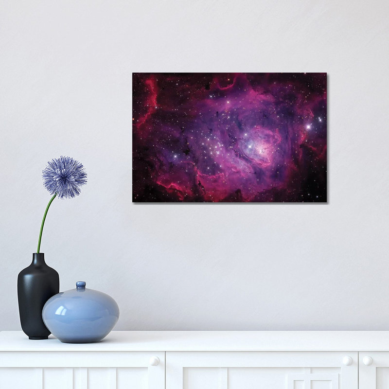 The Lagoon Nebula (M8) 1 Piece Wrapped Canvas Wall Art, 30.48 cm H x 45.72 cm W