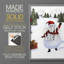 «Christmas Holiday Art» CECXCVI, reproduction d'art encadrée - bois massif-372254859-372254851
