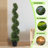 Artificial Potted Spiral Green Boxwood Topiary-673439313